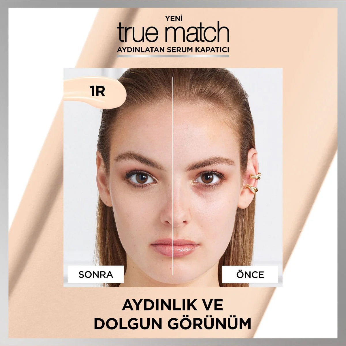 True Match Serum Kapatıcı 1R Light Clair