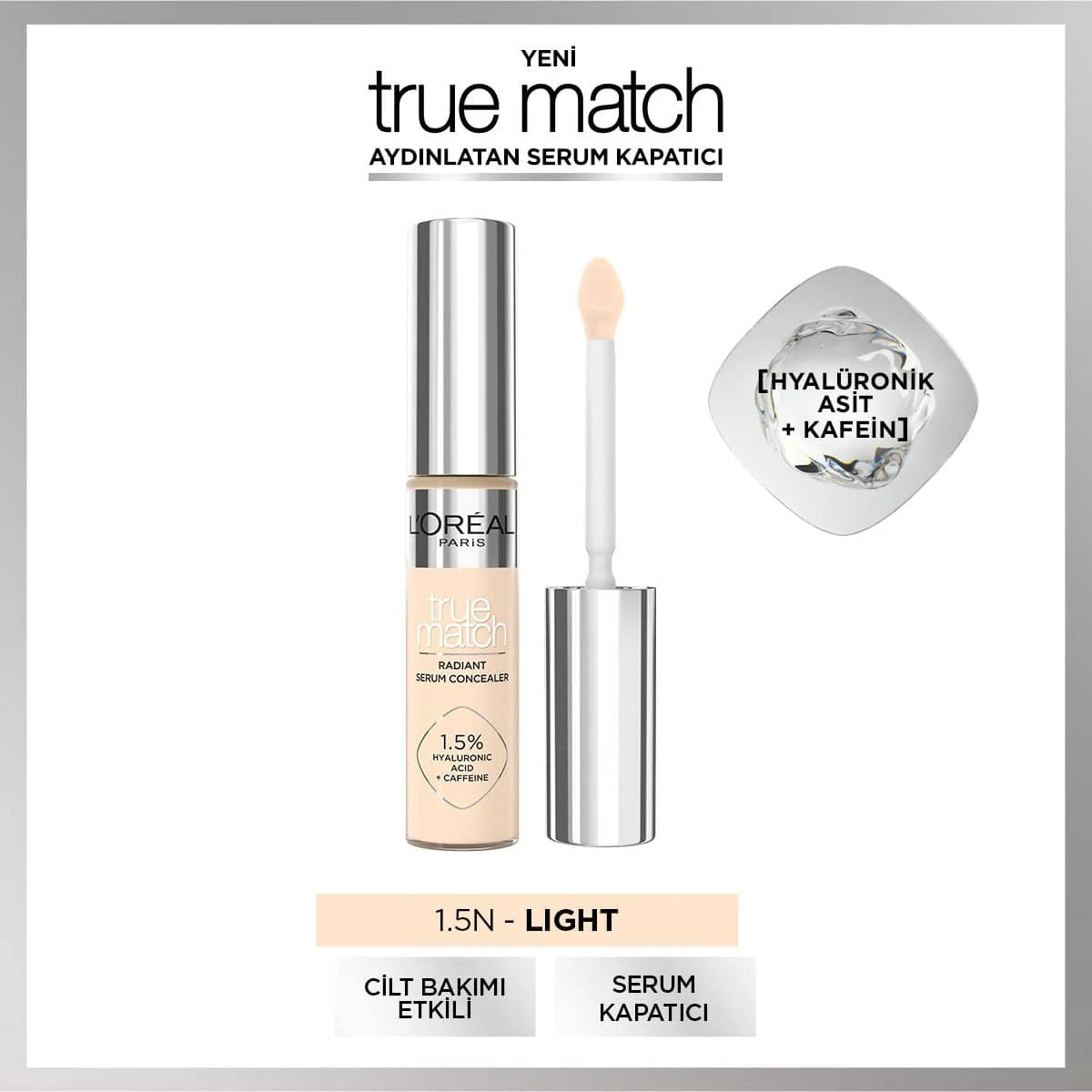 True Match Serum Kapatıcı 1,5N Light Clair