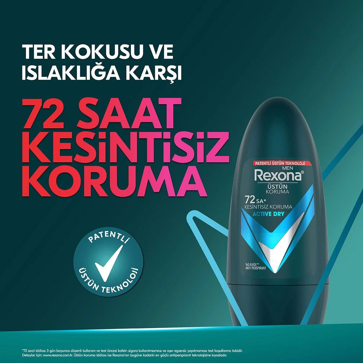 Erkek Roll On Active Dry 50 ml