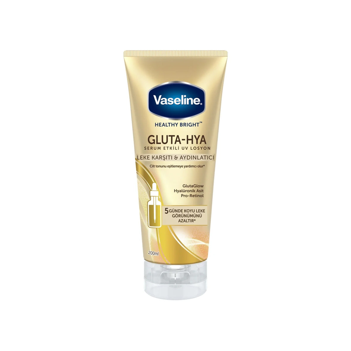 Gluta Hya Serum Etkili UV Losyon Leke Karşıtı ve Aydınlarıcı 200 ml