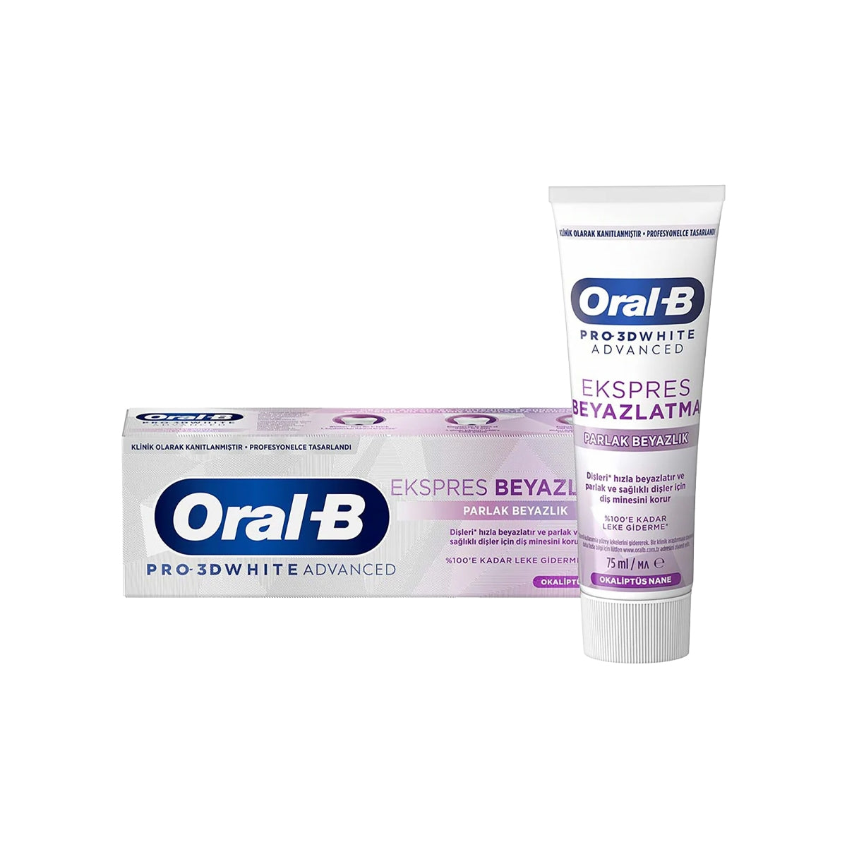 DIS MACUNU PRO-3D EXPRESS BEYAZLATMA PARLAK BEYAZLIK 75 ML