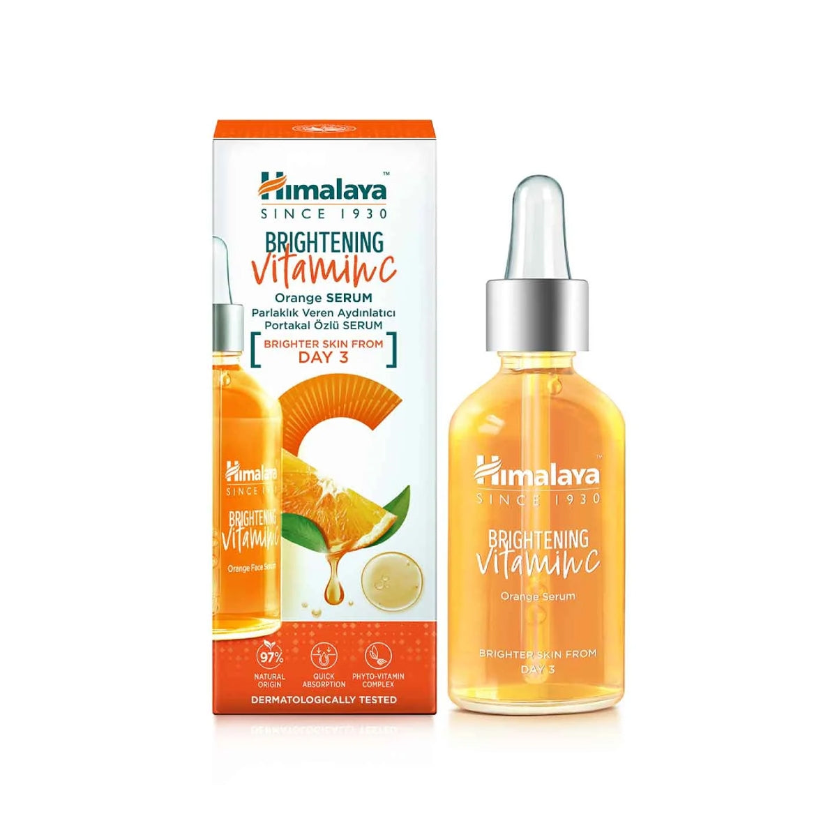 Parlaklık Veren Aydınlatıcı Vitamin C Portakal Özlü Serum 30ml