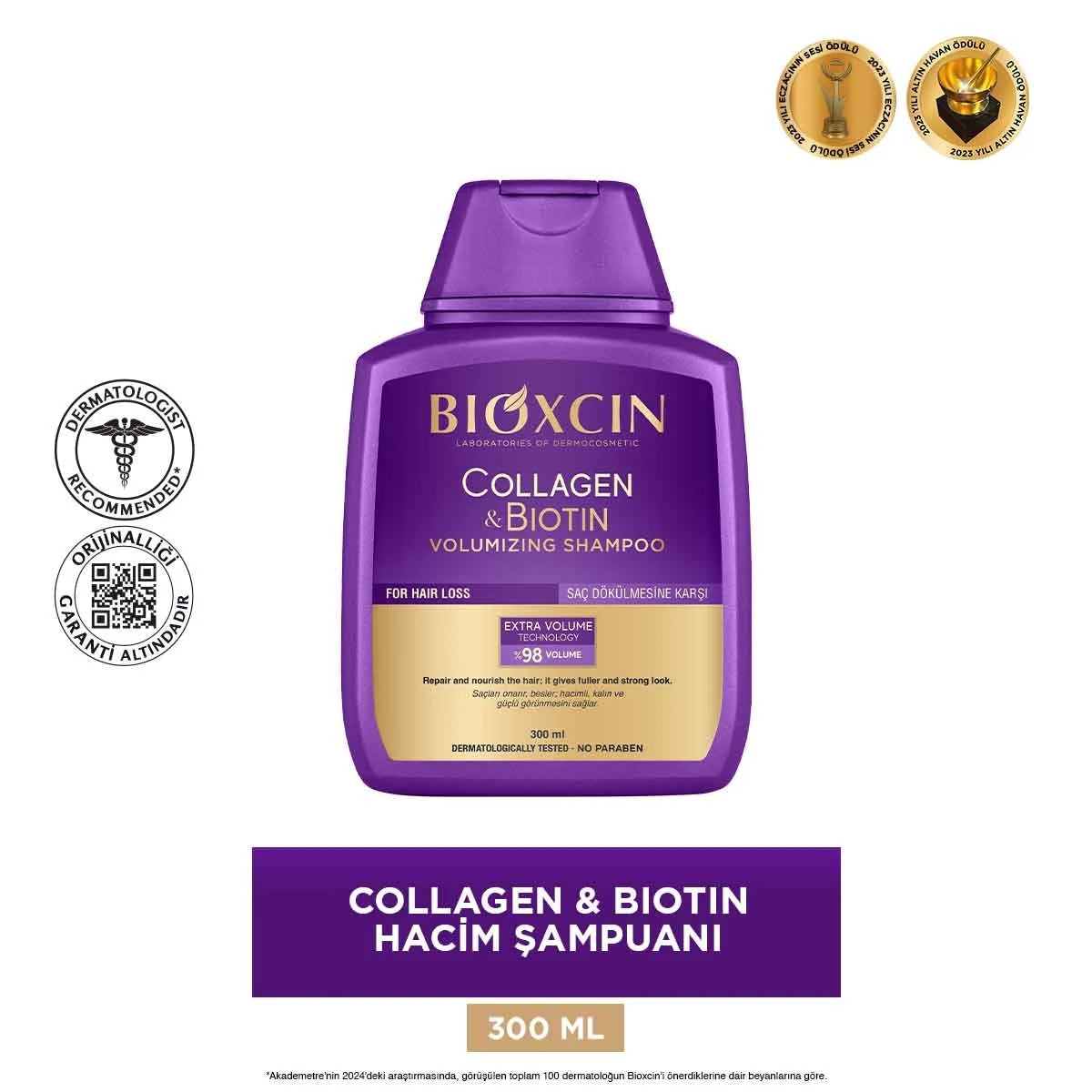 Collagen ve Biotin Hacim Şampuanı 300 ml