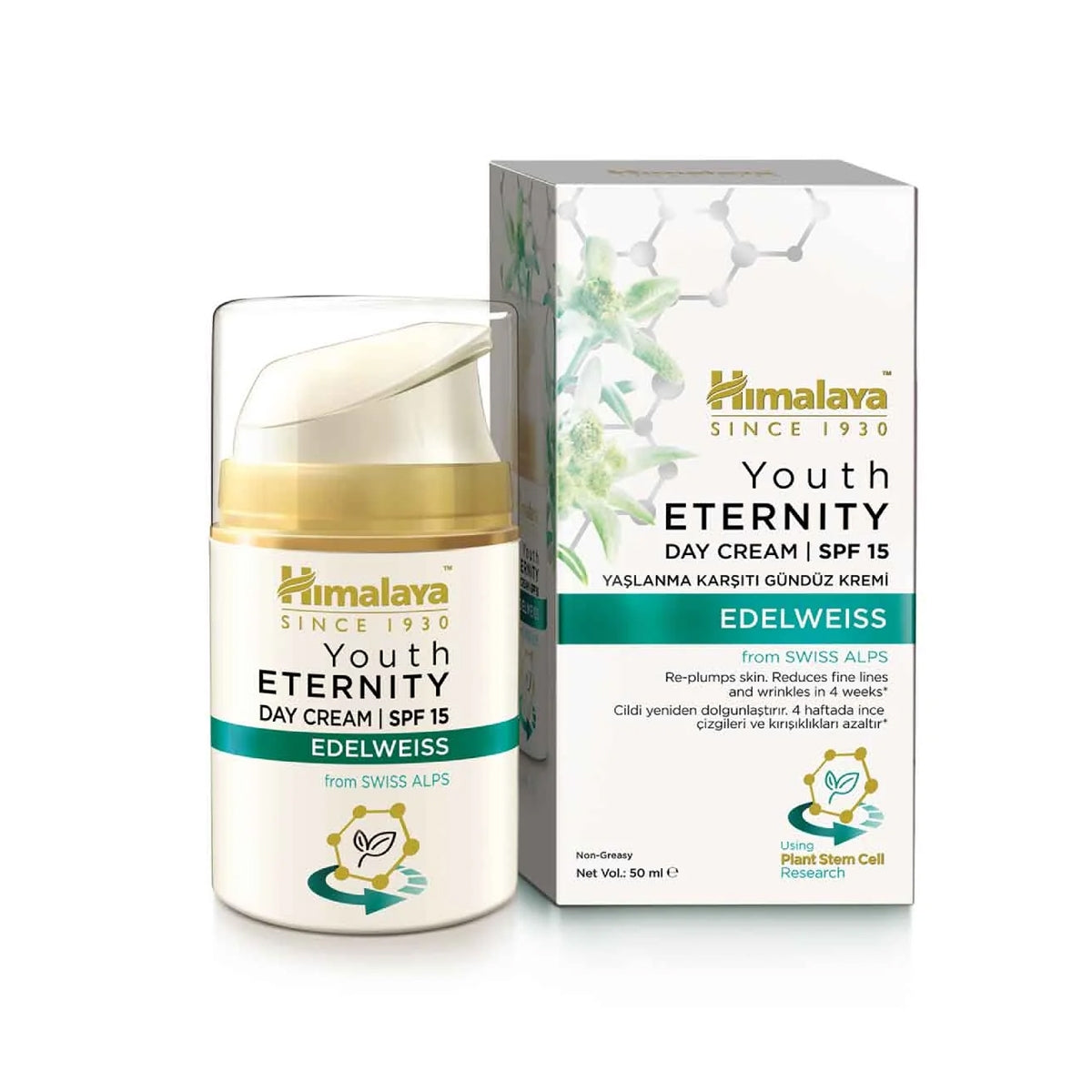 YOUTH ETERNITY YAŞLANMA KARŞITI GÜNDÜZ KREMİ SPF 15 50ML