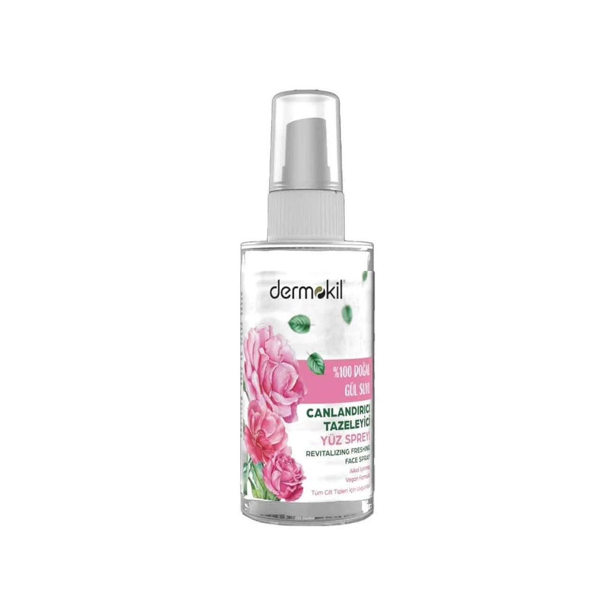 %100 Doğal Gül Suyu Yüz Spreyi 50 ml