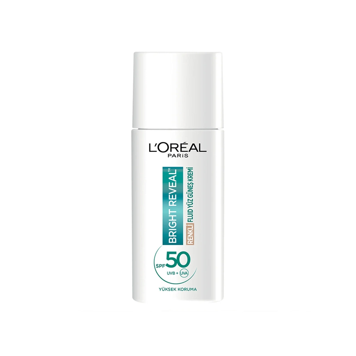Bright Reveal Renkli Fluid Yüz Güneş Kremi Light SPF50 50 ml