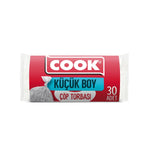 COOK Küçük Çöp Torbasi Şeffaf ( 40x47 cm )