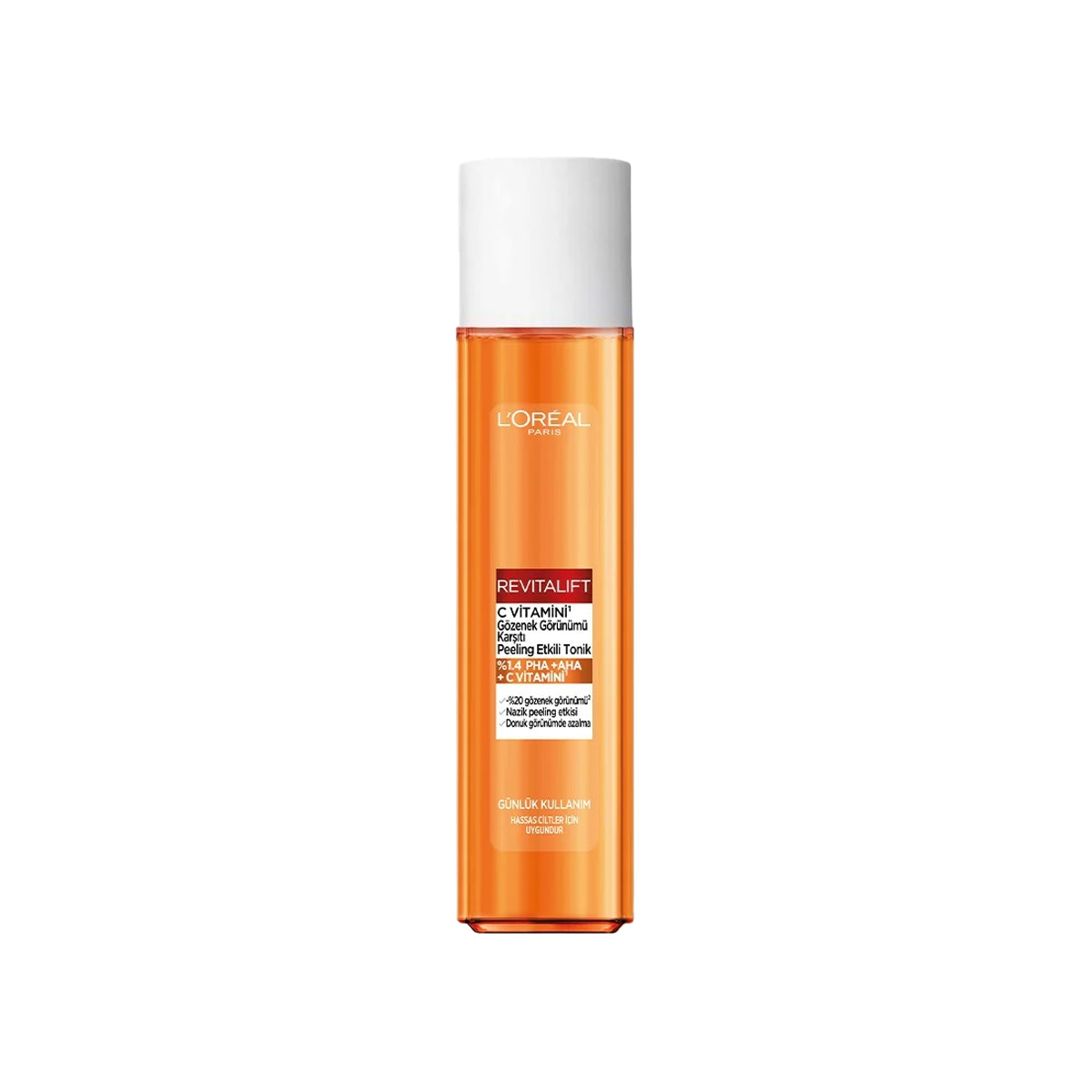 LOREAL PARIS REVITALIFT C VITAMINI PEELING ETKILI TONIK 180 ML