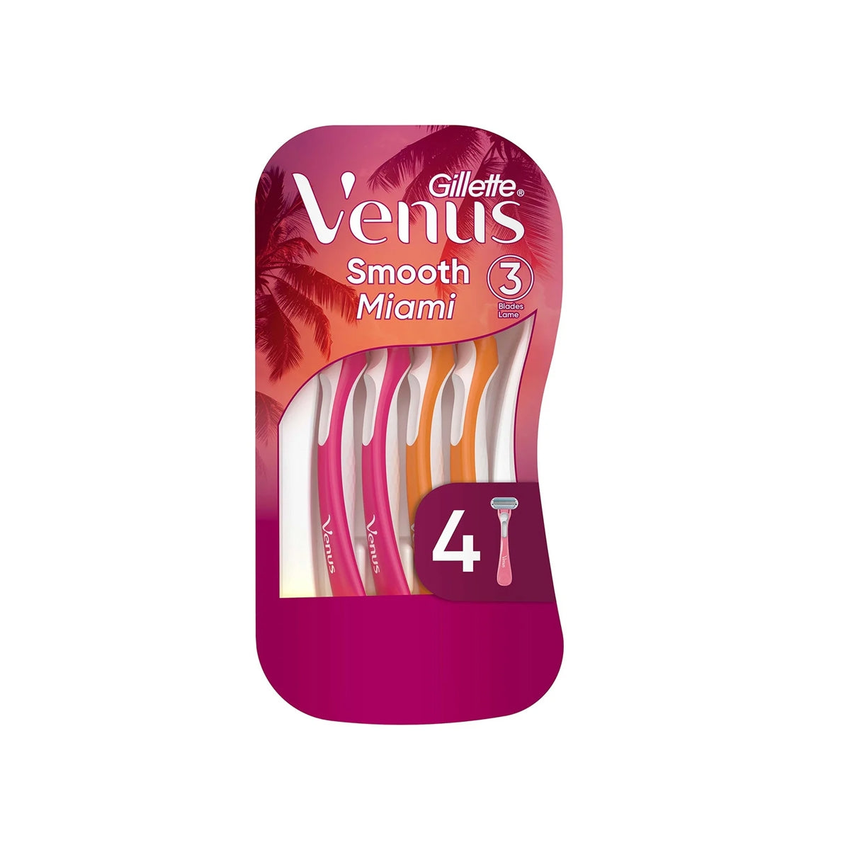 Smooth Miami Tıraş Bıçağı 4'lü