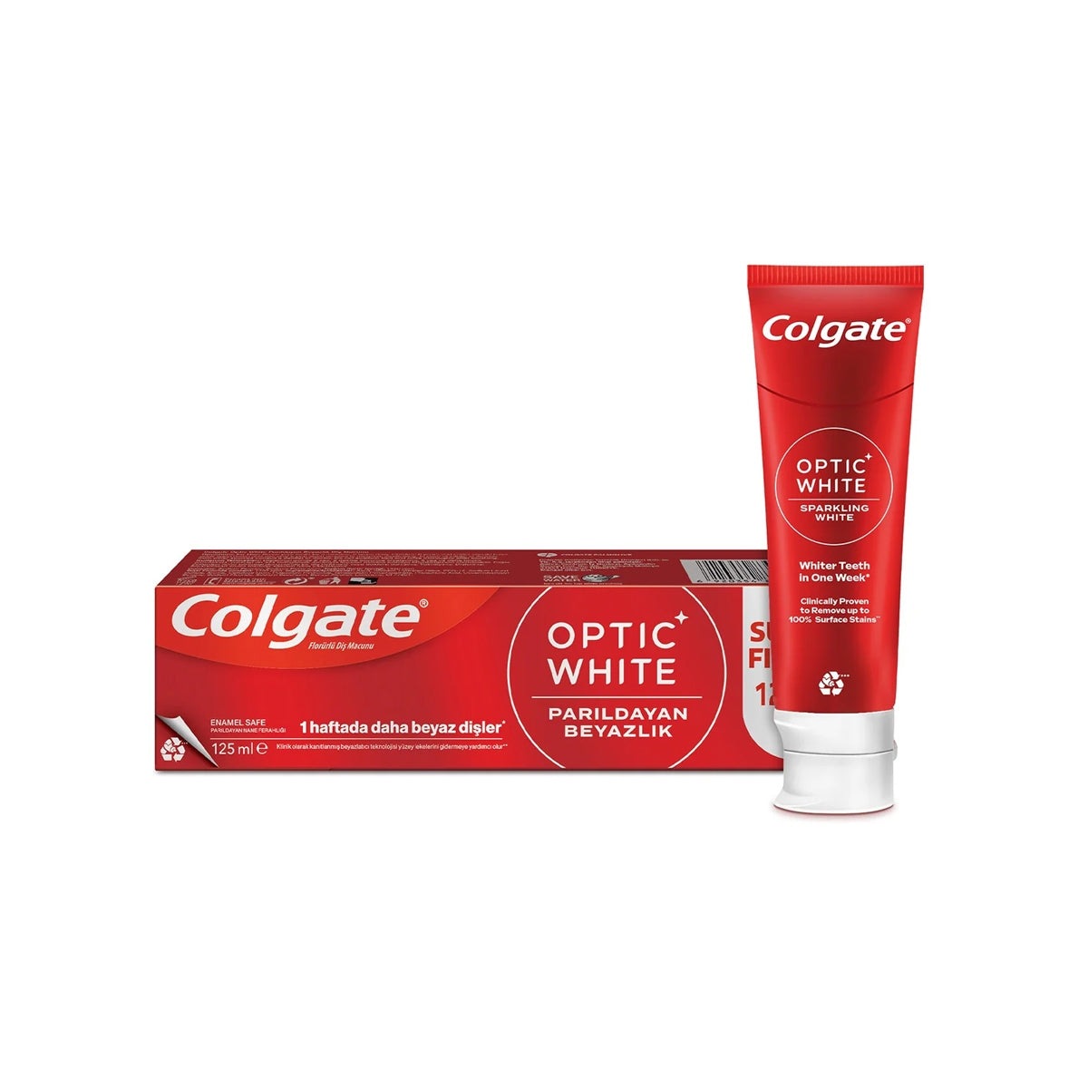 Colgate Optic White Parıldayan Beyazlık Diş Macunu 125ml