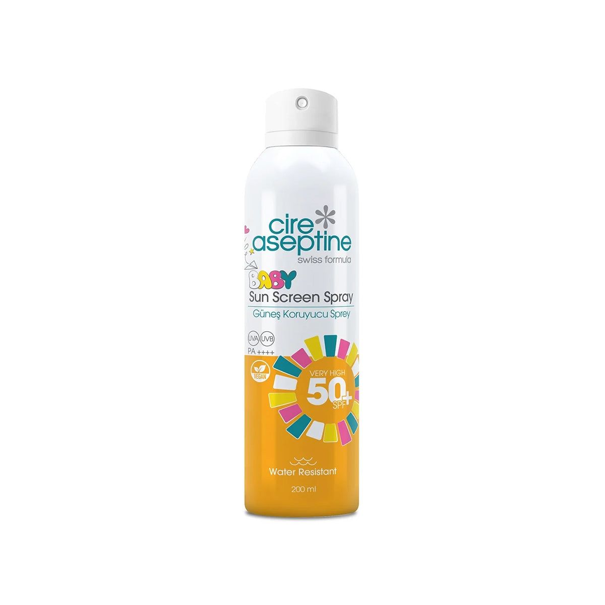 Şeffaf Aeresol Çocuk Güneş Spreyi SPF50 200 ml