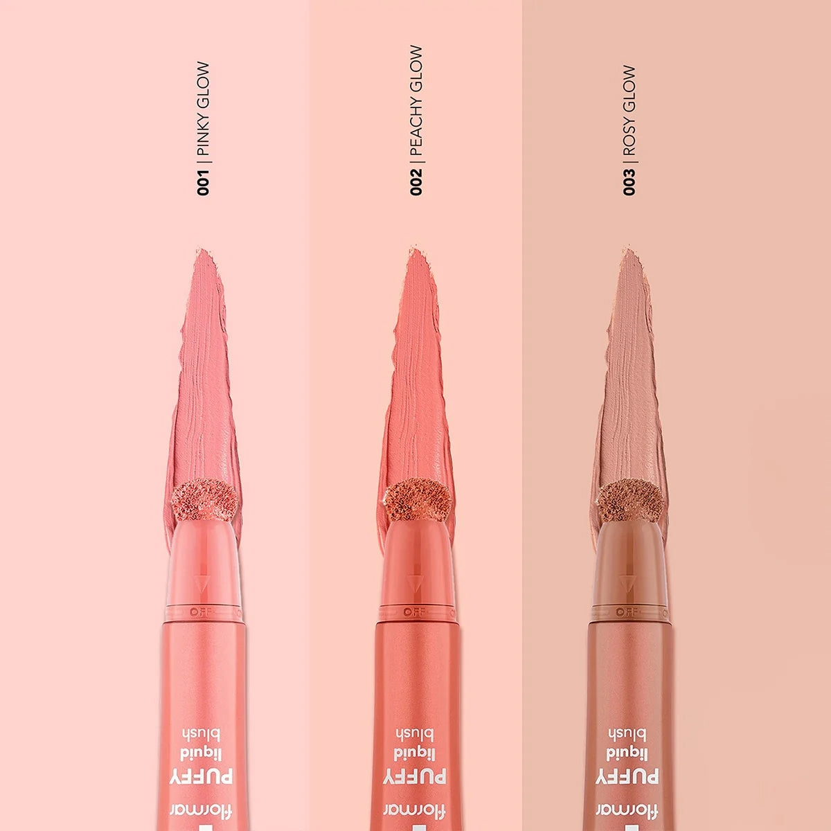 FLORMAR Puffy Likit Allık 003 Rosy Glow