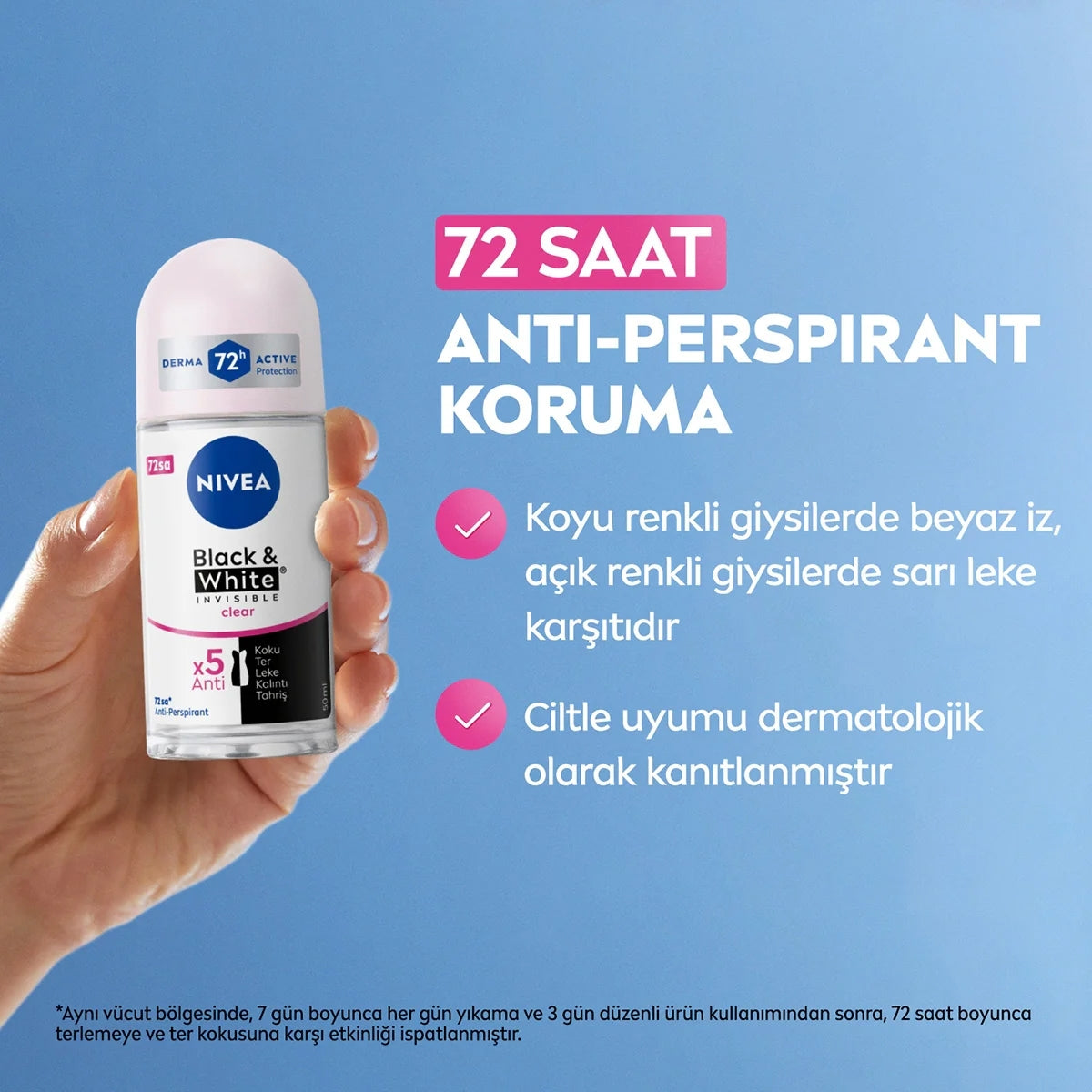 Black and White Pure Kadın Deodorant Sprey 150 ml