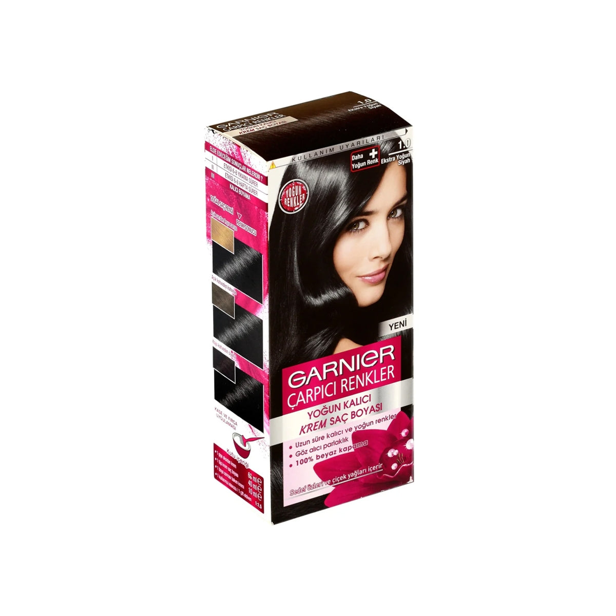 Garnier Çarpıcı Renkler 1.0 Ekstra Yoğun Siyah Saç Boyası