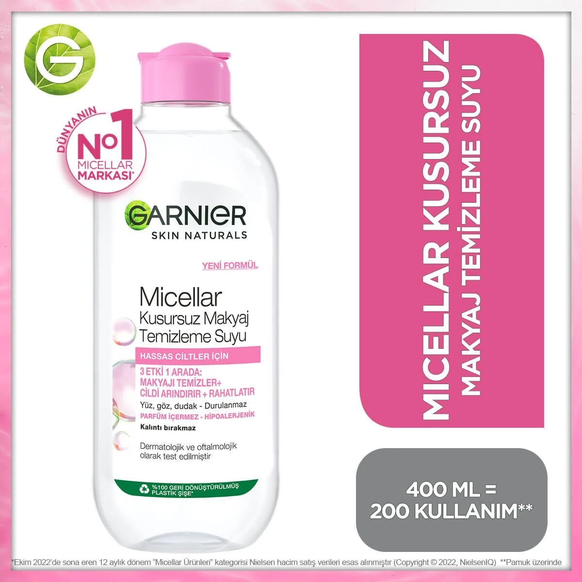 Micellar Kusursuz Makyaj Temizleme Suyu 400 ml




