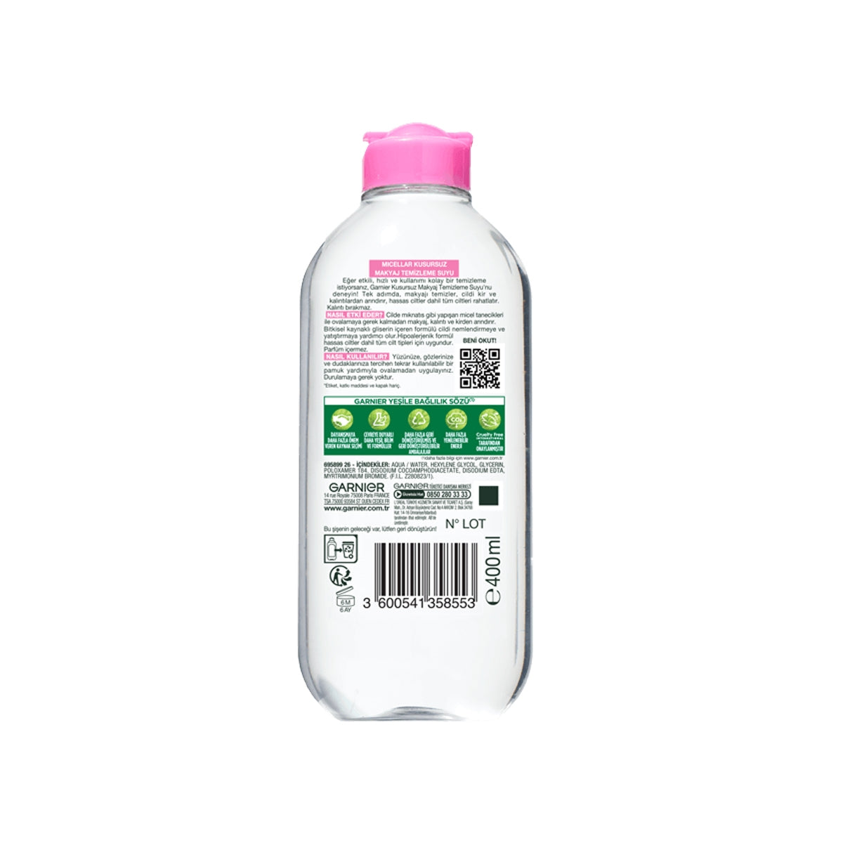 Micellar Kusursuz Makyaj Temizleme Suyu 400 ml




