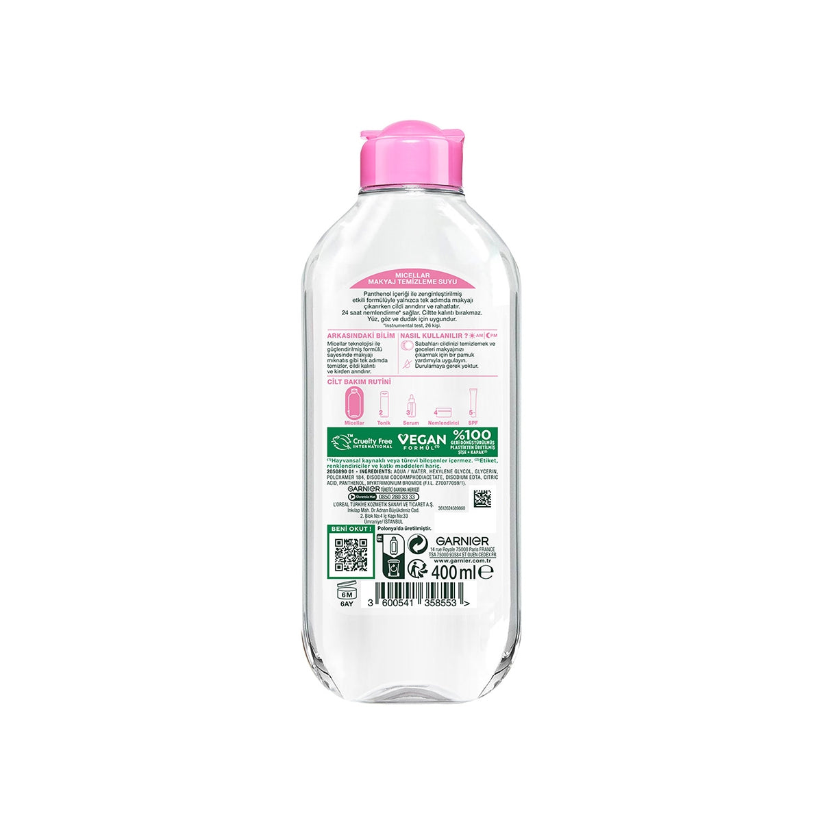 Micellar Kusursuz Makyaj Temizleme Suyu 400 ml




