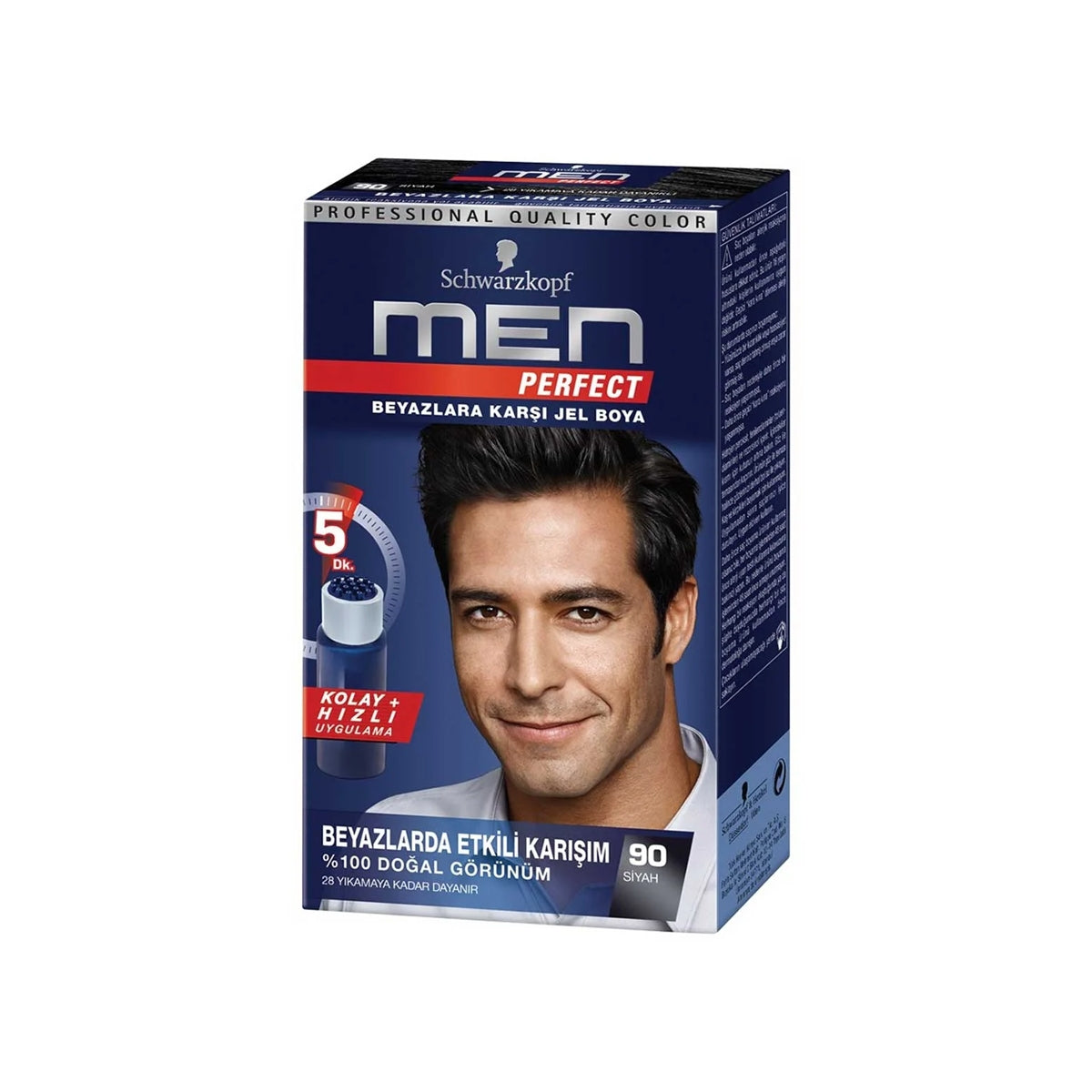 MEN PERFECT Erkek Saç Boyası 90