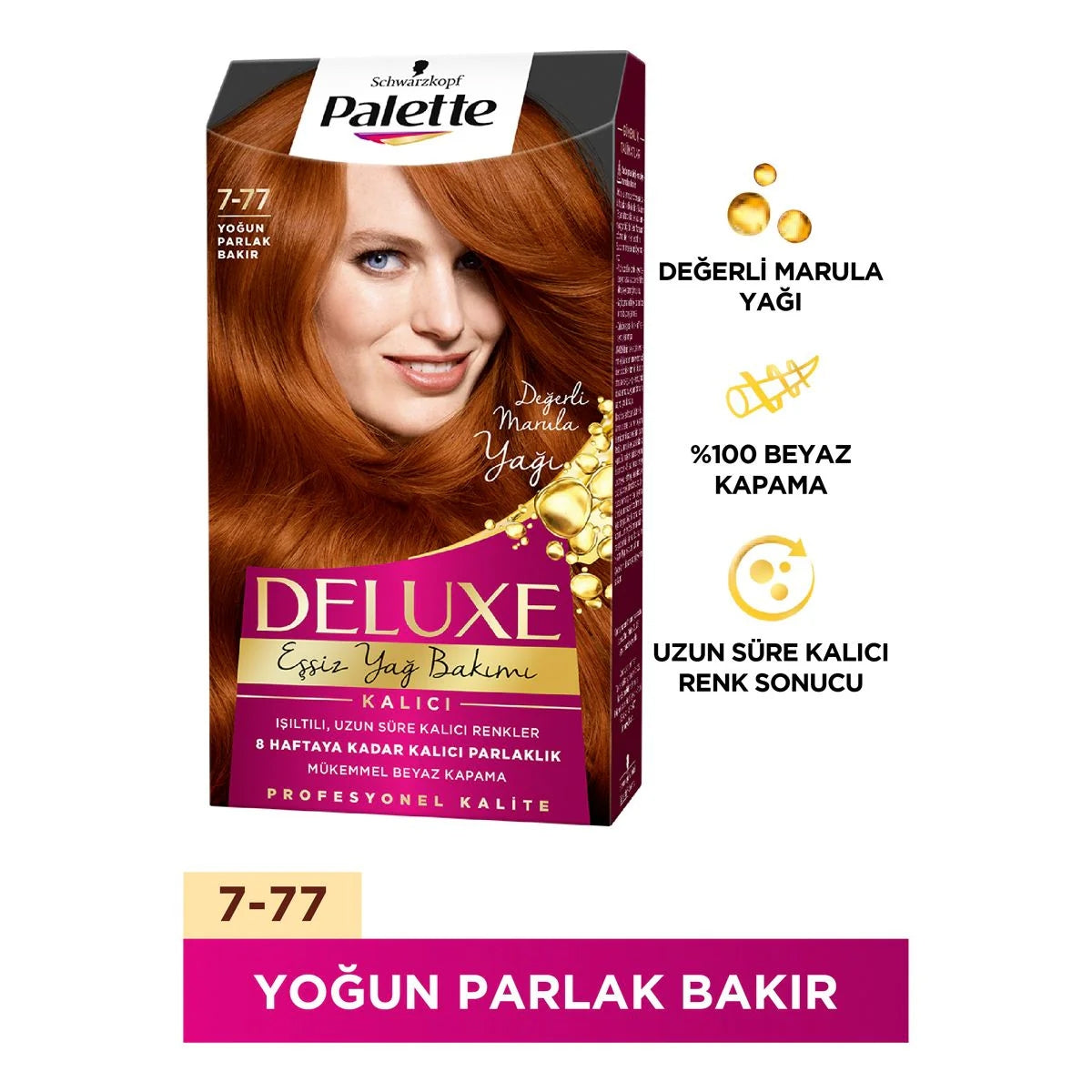 Saç Boyası Yoğun Bakır 7-77




