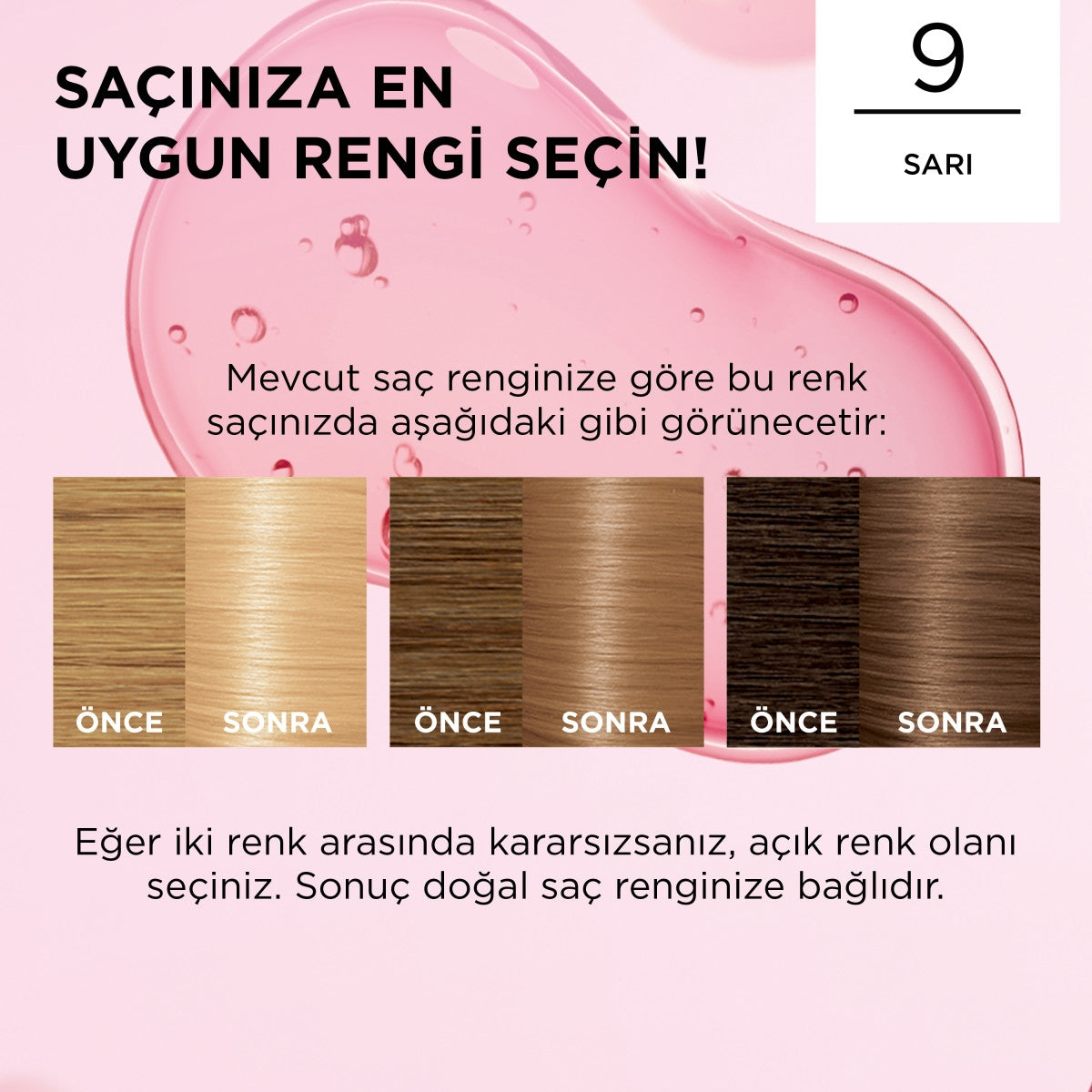 Creme Saç Boyası Sarı 9