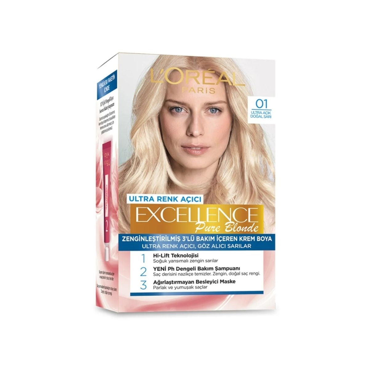 Creme Saç Boyası Ultra Açık Sarı 01




