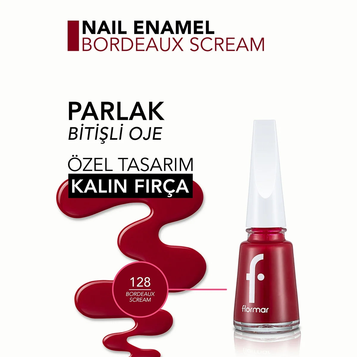 Nail Enamel Bordeaux Scream 128




