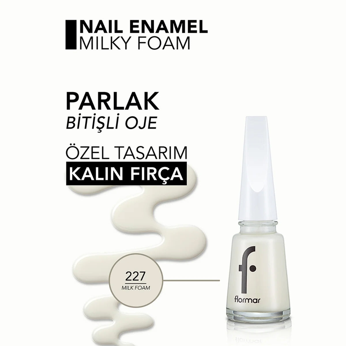 Nail Enamel Milk Foam 227




