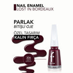 Nail Enamel Lost İn Bordeaux 306