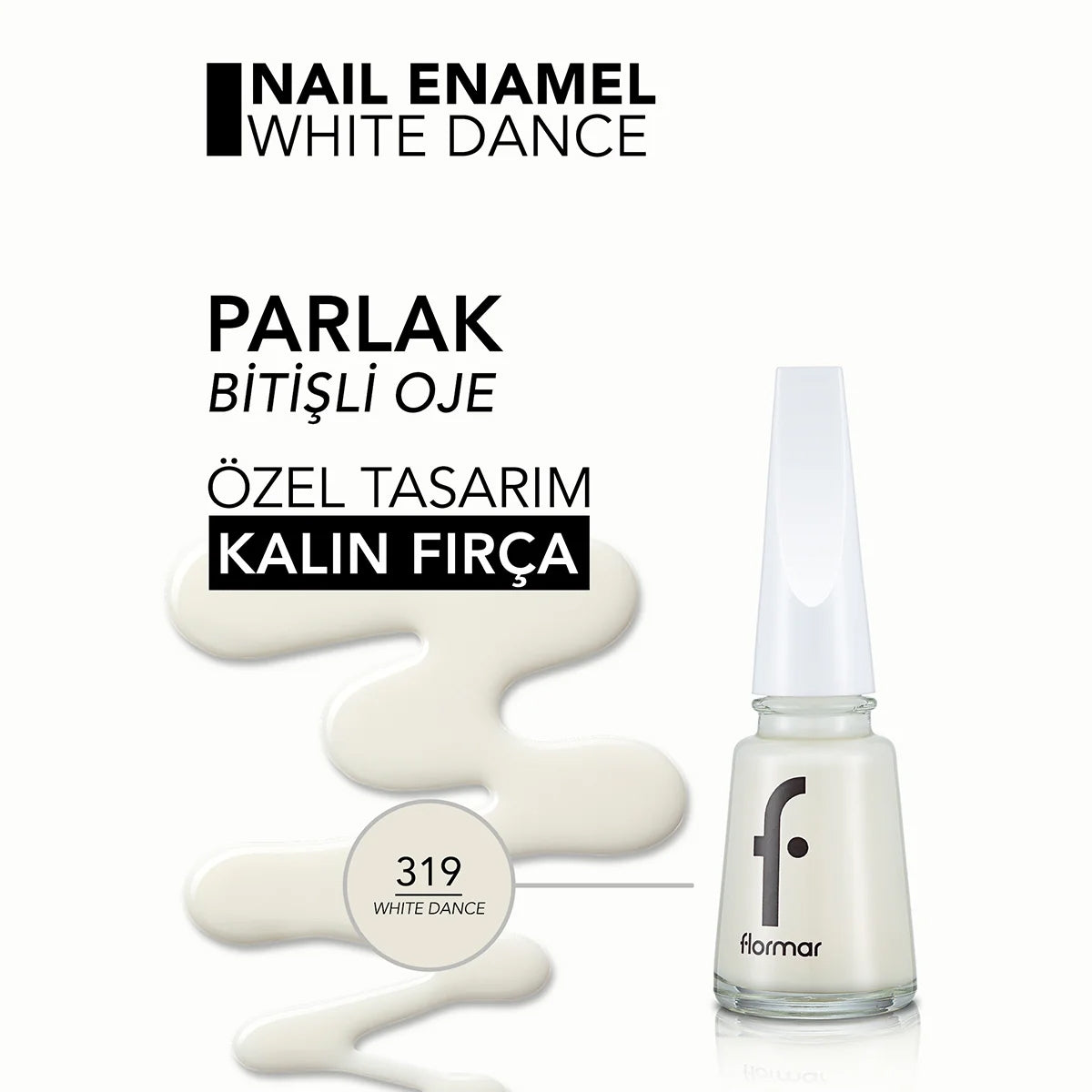 Nail Enamel White Dance 319





