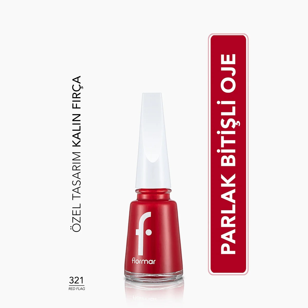 Nail Enamel Red Flag 321




