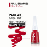 Nail Enamel Red Flag 321




