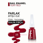Nail Enamel Fiery Red 048





