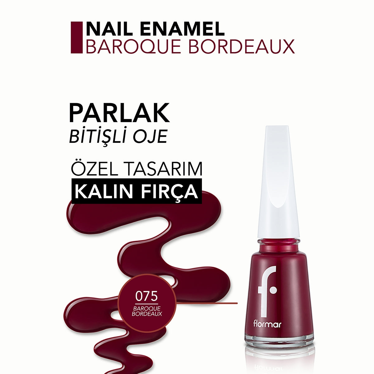 Nail Enamel Baroque Bordeaux 075