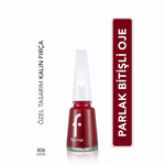 Nail Enamel Dark Red 406




