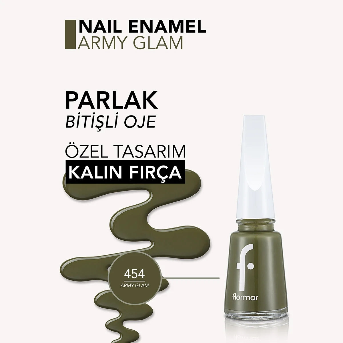 Nail Enamel Army Glam 454





