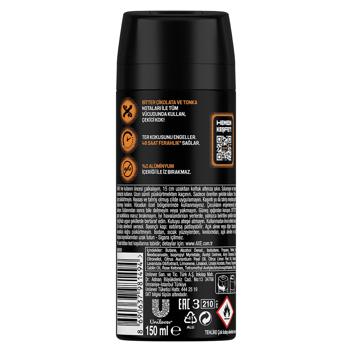 Dark Temptation Erkek Deo Sprey 150 ML