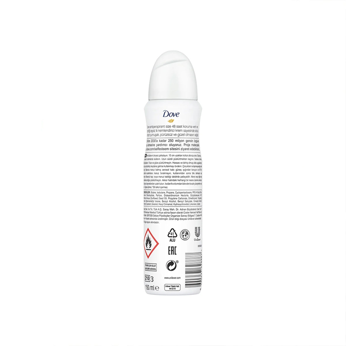 Invisible Dry Kadın Deodorant Sprey 150 ml