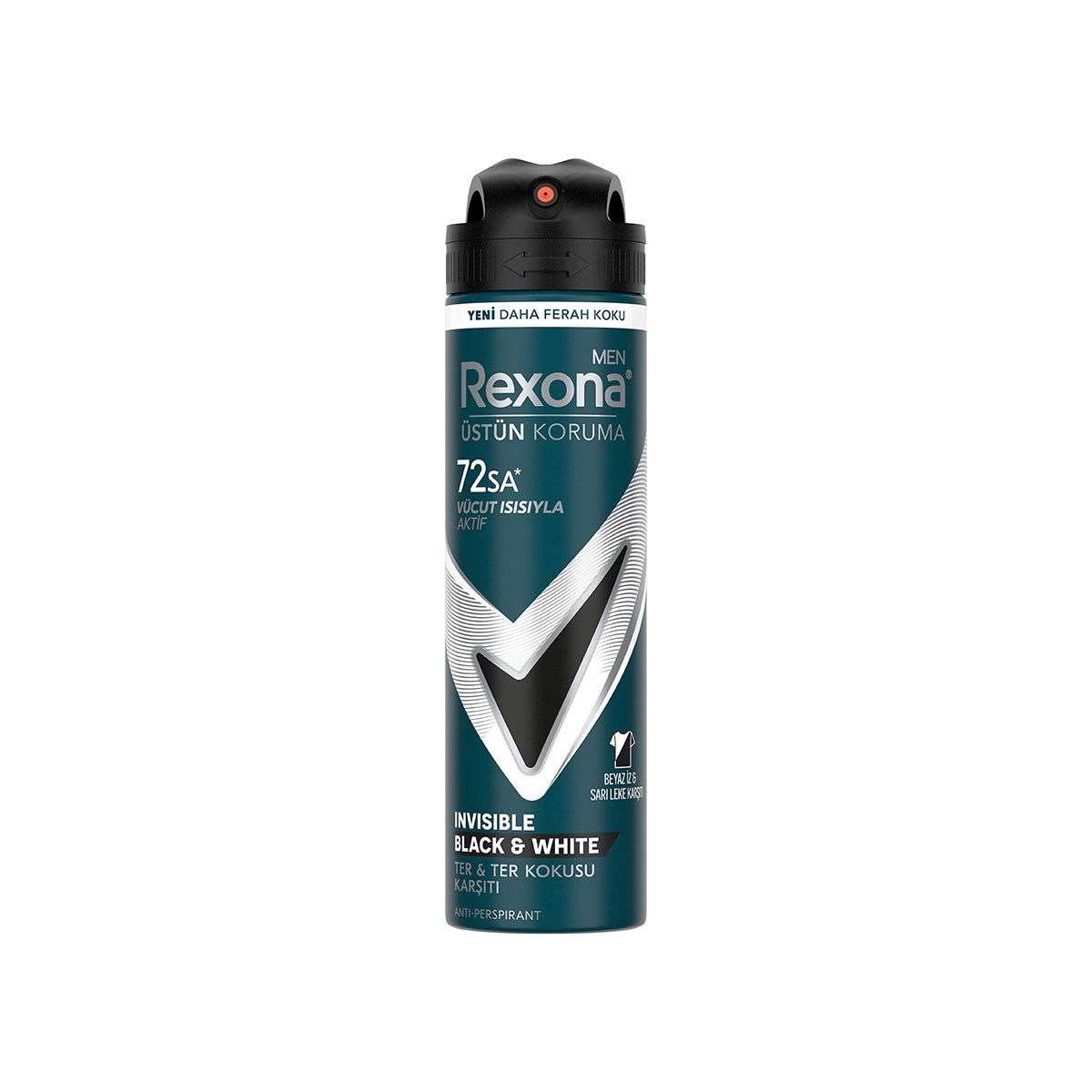 Invisible Black and White Erkek Deodorant Sprey 150 ml