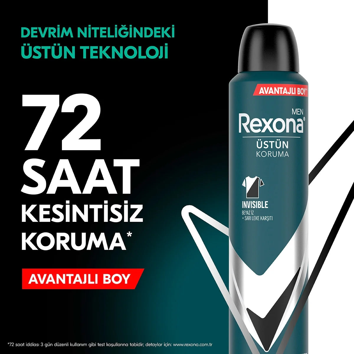 Invisible Black and White Erkek Deodorant Sprey 150 ml