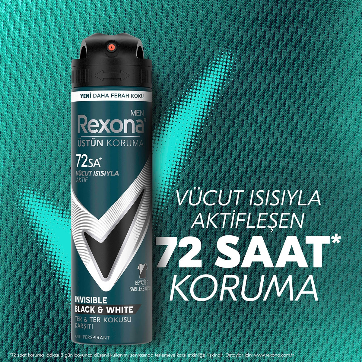 Invisible Black and White Erkek Deodorant Sprey 150 ml