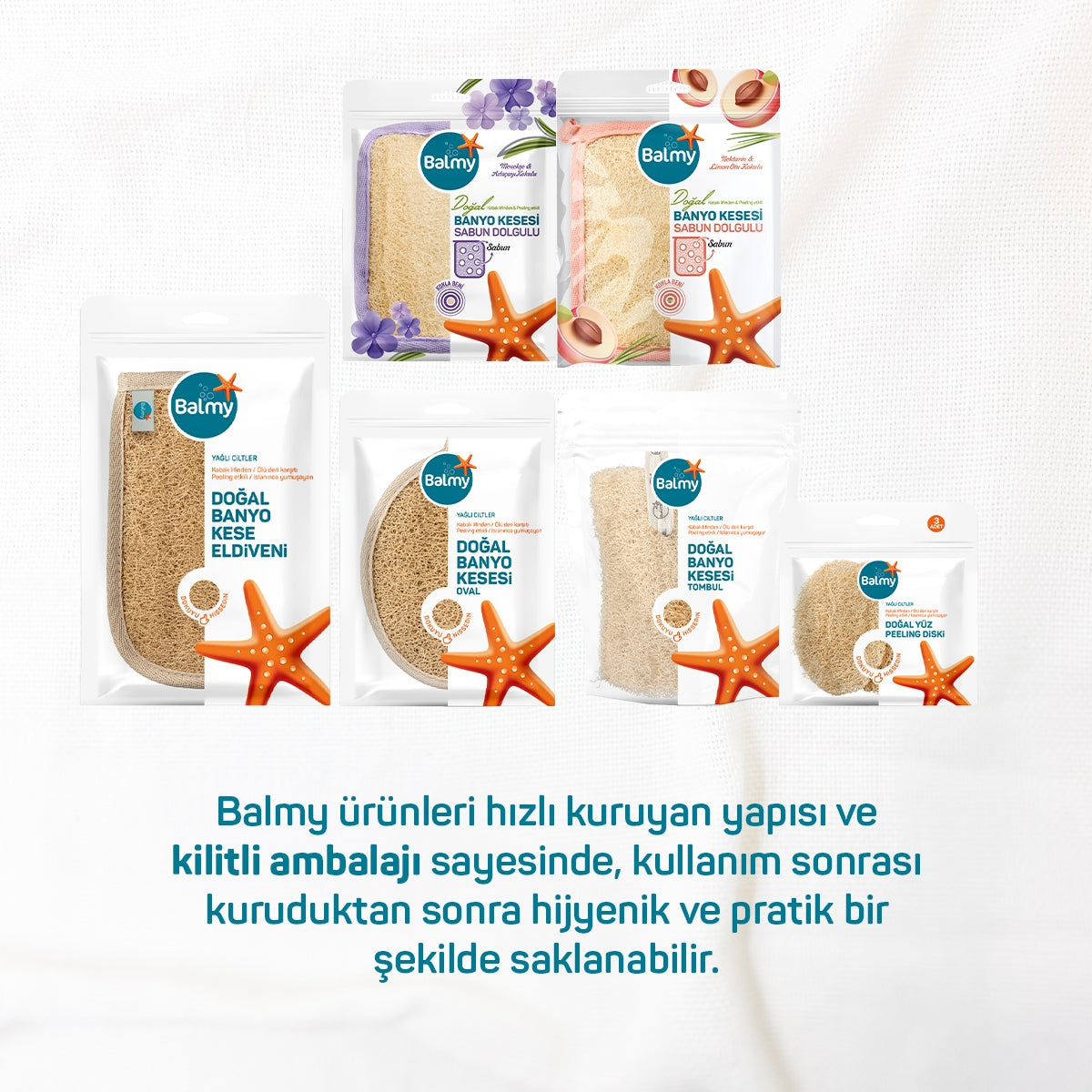 Loofah Havlu Masaj Eldiveni