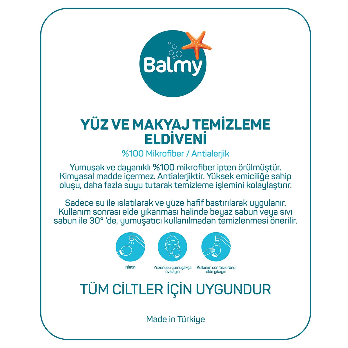 Yüz ve Makyaj Temizleme Eldiveni