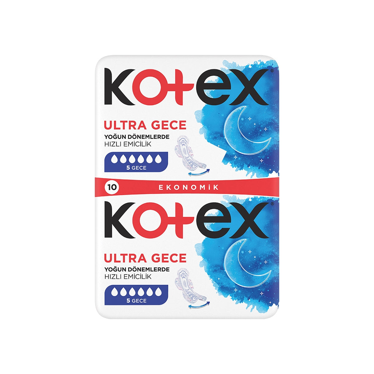 Ultra Eko Ped Gece 10'lu