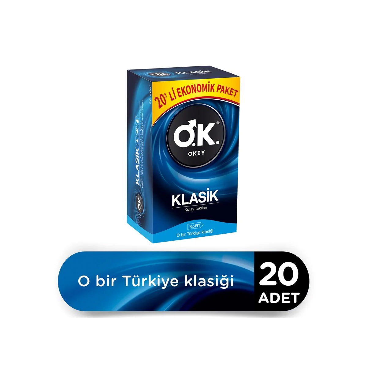Prezervatif Klasik Ekonomik 20'li




