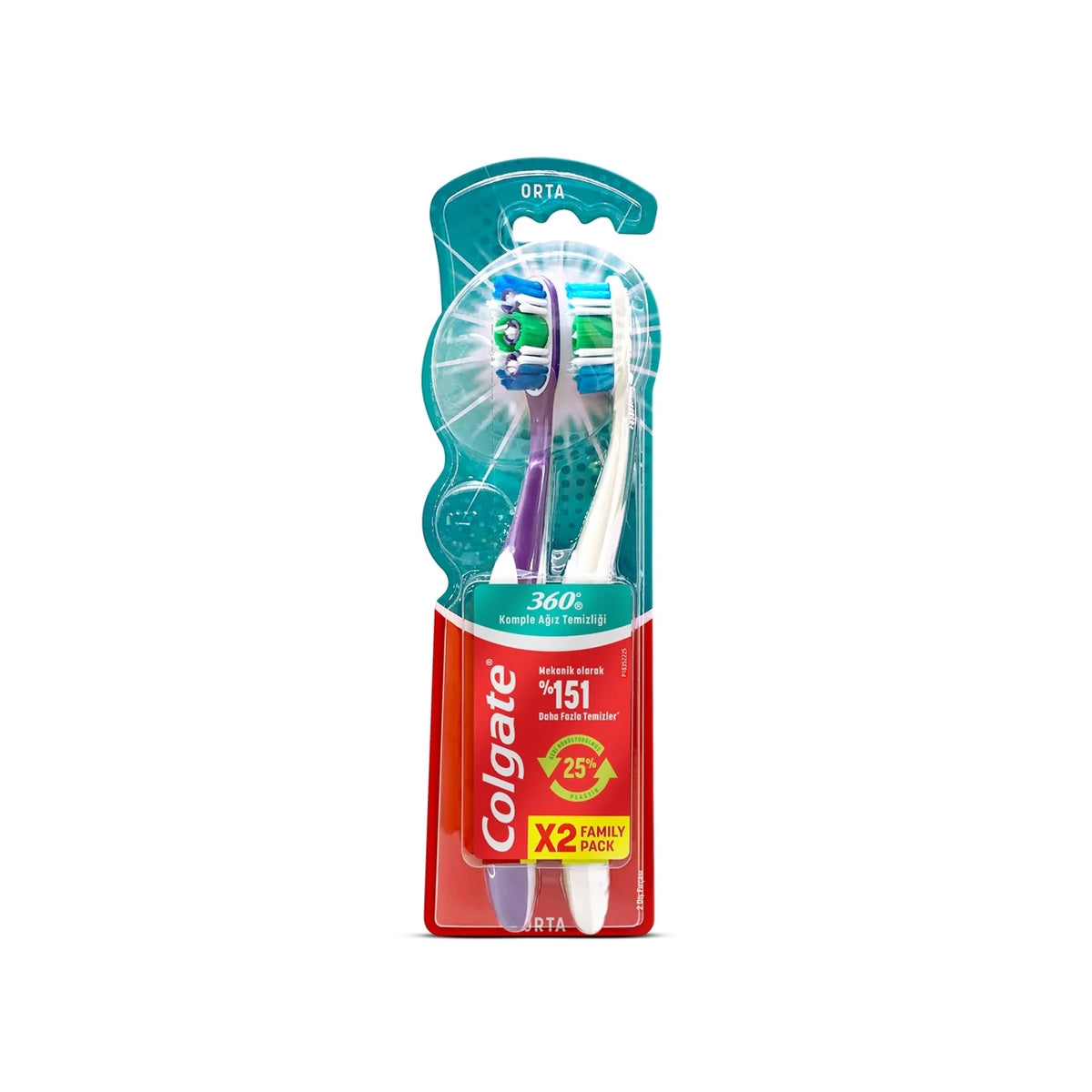 360 Medium 1+1 Diş Fırçası