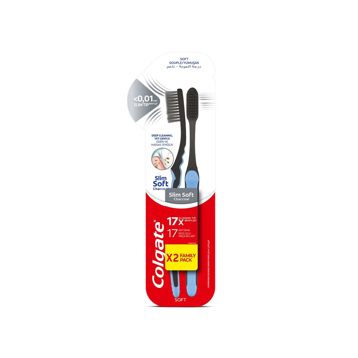 Mikro Hassasiyet Siyah 1+1 Diş Fırçası