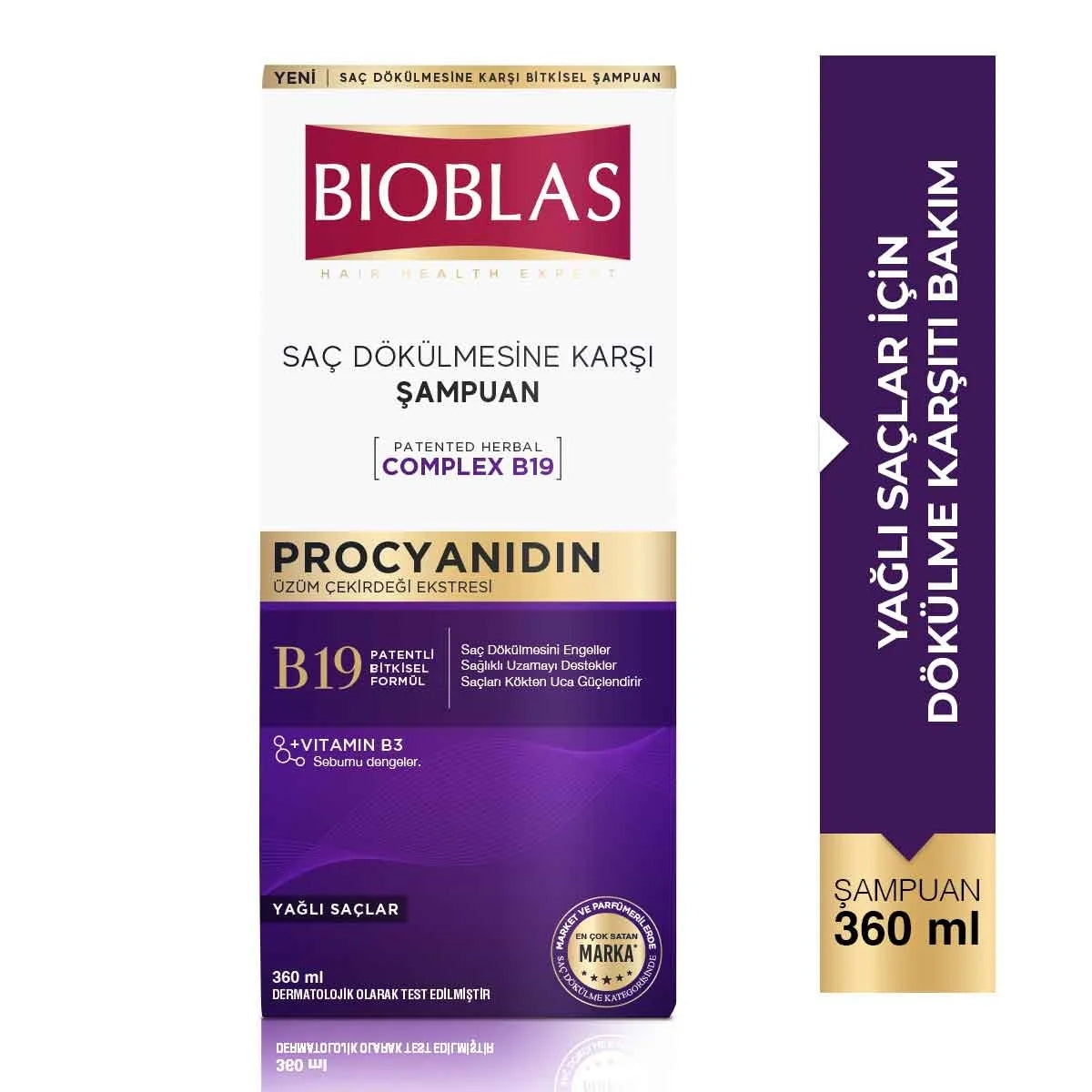 Procyanıdın Saç Dökülmesi ve Yağlanma Karşıtı Şampuan 360 ml




