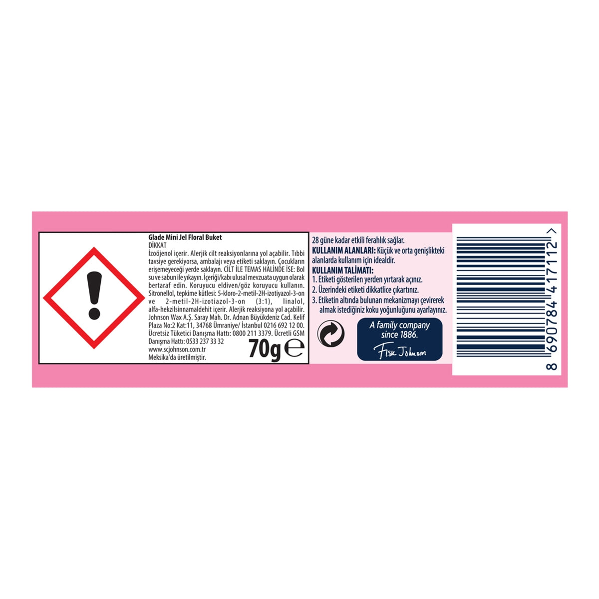 All Joy Mini Jel Floral Buket 70 gr