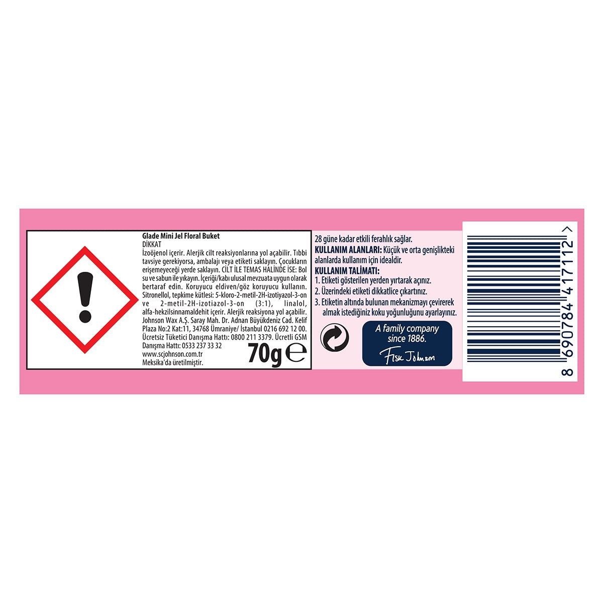 All Joy Mini Jel Floral Buket 70 gr