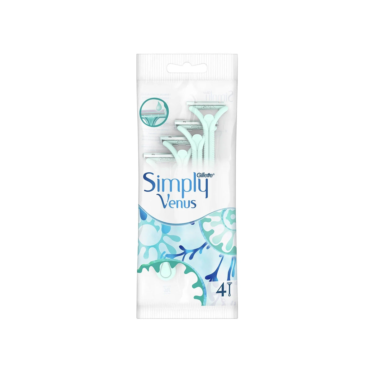 Simply 2 Kullan At Kadın Tıraş Bıçağı 4'Lü